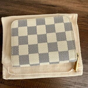 Louis Vuitton Damier Azur Zippy Coin Purse Wallet